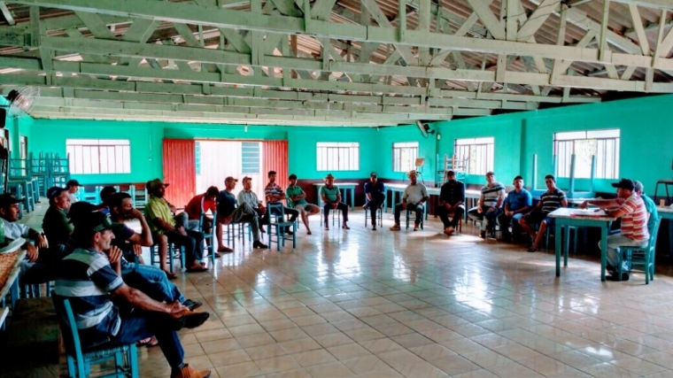Secretario de Agropecuária do Município de Nova Laranjeiras participa de reunião mensal da associação de Agricultores da Comunidade Monte Belo